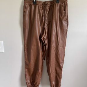 A New Day Faux Leather Joggers